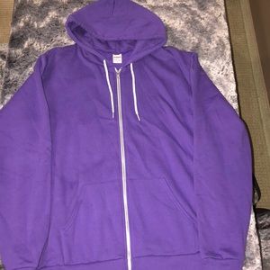 American Apparel Zip Up Hoodie - Size XL